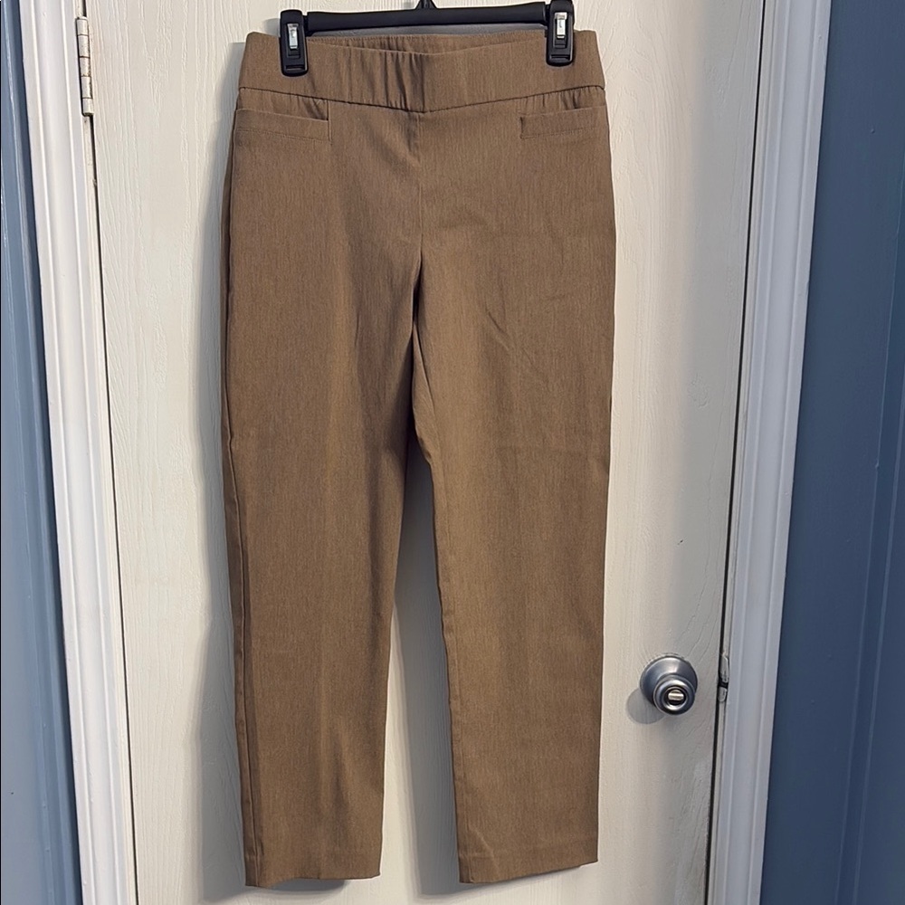 Kim Rogers Straight Leg Pants - Brown